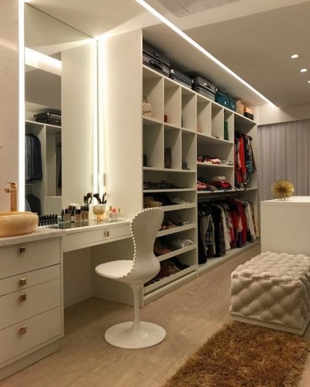 Closet Planejado Aberto Preço Poá - Closet Planejado Casal