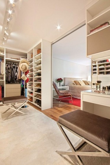 Closet Planejado com Sapateira Guarulhos - Closet Planejado com Espelho