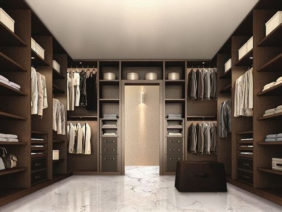 Closet Planejado de Casal Preço Riviera de São Lourenço - Closet Planejado com Sapateira