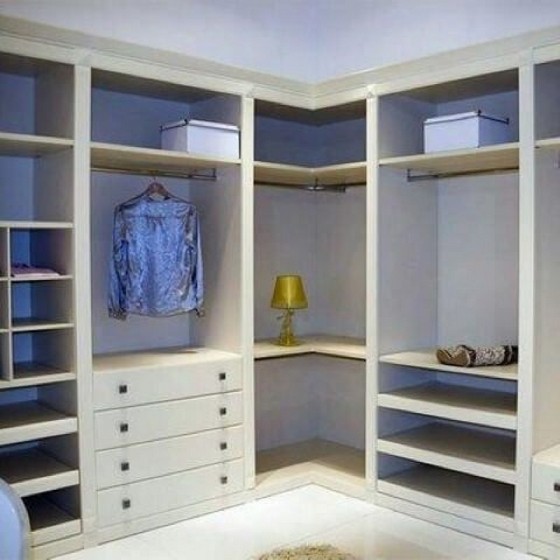 Closet Planejado para Apartamento Riviera de São Lourenço - Closet Planejado com Espelho