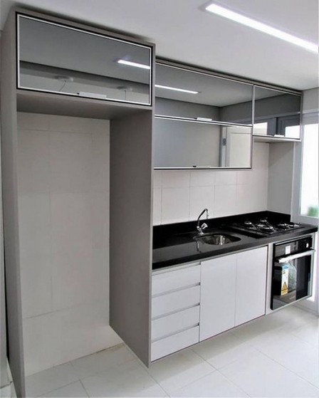 Cozinha Planejada de Blindex Poá - Cozinha Planejada Apartamento