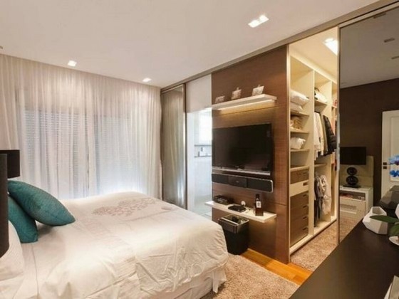 Quarto Planejado com Closet Preço Poá - Quarto Planejado Feminino