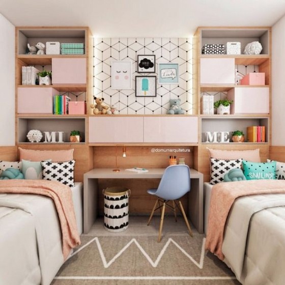 Quarto Planejado com Duas Camas Preço São Paulo - Quarto Planejado Feminino